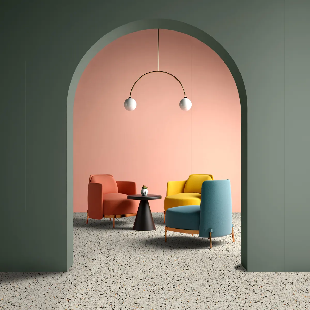 Gresie tip Terrazzo Medley 54 Gresie tip Terrazzo Medley