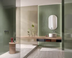 Baie cu Faianță Verde Materia